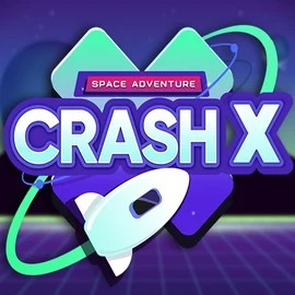 Crash X slot logo by Turbo Games at Winplace Casino