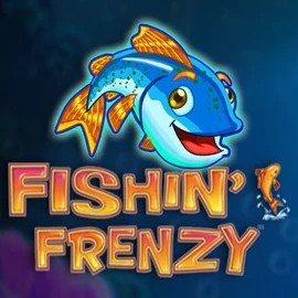 Fishin Frenzy slot logo by Blueprint Gaming at Winplace Casino