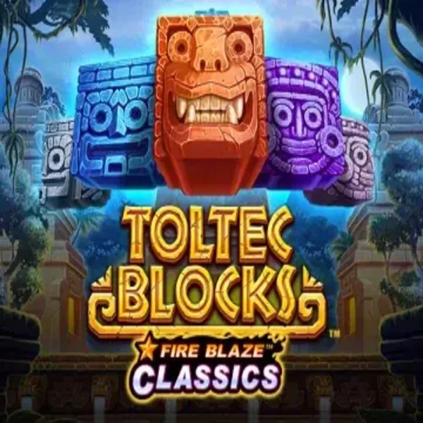 Fire Blaze: Toltec Blocks by Rarestone Gaming, showcased at winsplace.uk – game logo